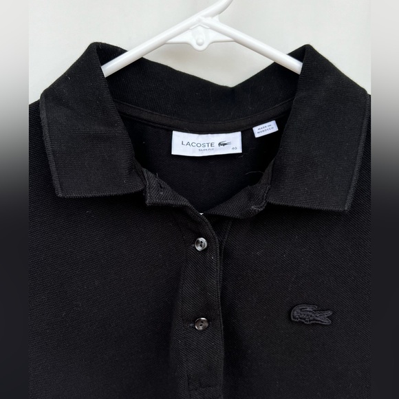 LACOSTE SLIM FIT STRETCH MINI PIQUÉ POLO - Picture 5 of 7